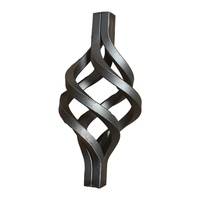 Moderne Haupt dekoration Treppe Schmiedeeisen Balustrade Handläufe mit Rechteck Dekoration zum Verkauf