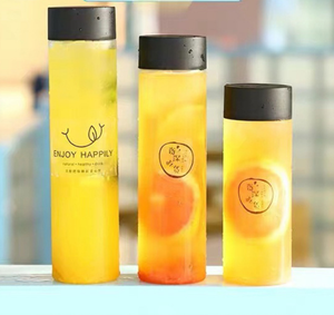 زجاجة شرب ماء فارغة شفافة فريدة من نوعها من العلامة التجارية الخاصة - Product Image 1