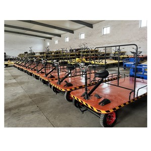 รถบรรทุกไฟฟ้าสำหรับคลังสินค้าแบบปรับแต่งได้ รถบรรทุกเหล็กพื้นเรียบสำหรับงานหนัก รถบรรทุกพื้นเรียบ - Product Image 4