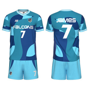 Uniformes professionnels personnalisés de football par sublimation, conception de logo, maillots de football de sport respirants - Product Image 5
