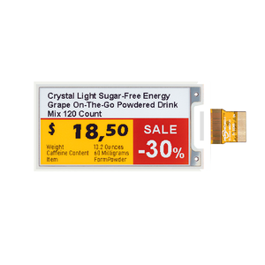 2,66 Zoll Schwarz Weiß Elektronischer Preis E-Papier-Display Supermarkt Einzelhandel geschäft Regal Etiketten E-Tinte E-Papier-Display auf Lager - Product Image 4