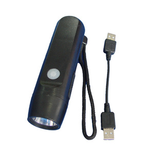 ไฟฉาย DL1008 LED สีขาวบริสุทธิ์ แบตเตอรี่แบบชาร์จไฟได้ ไฟฉุกเฉิน - Product Image 1