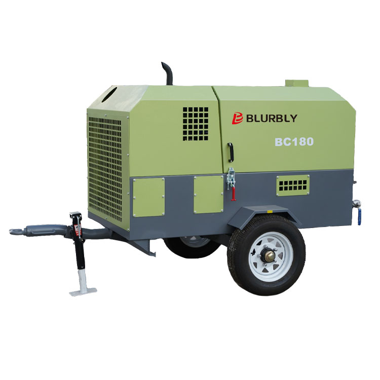 Ultra prezzo a buon mercato buona tecnologia 6 m3/min mining compressore diesel motore portatile compressore d'aria 185cfm