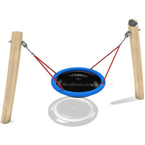 Dream Kids al aire libre solo <span class=keywords><strong>cuna</strong></span> <span class=keywords><strong>nido</strong></span> hommock asiento de seguridad marco de madera columpio para niños pequeños equipo de juegos para niños - Product Image 3