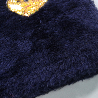 Bloc-notes en peluche ancien de Canton, carnet de notes en velours, notes de promotion en peluche jaune