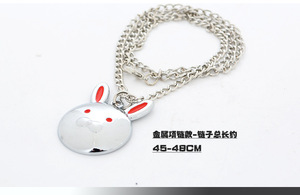 สร้อยคอคู่สไตล์ <span class=keywords><strong>Tokyo</strong></span> <span class=keywords><strong>ghoul</strong></span> <span class=keywords><strong>3</strong></span>แบบสร้อยคอจี้อนิเมะเชือกคอสเพลย์กระต่ายสัตว์พวงกุญแจ - Product Image 5