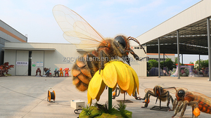 Modèle d'oiseau mandarin en fibre de verre Real Bee, taille personnalisée, pour exposition artistique, Fête des Pères, Noël, Thanksgiving, Nouvel An Chinois - Product Image 5