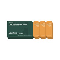 Bons de réduction personnalisés pour billets de concert, coupons de réduction sur mesure, passe d'entrée à déchirer, billets de rédemption pour cadeaux de mariage, imprimés sur papier