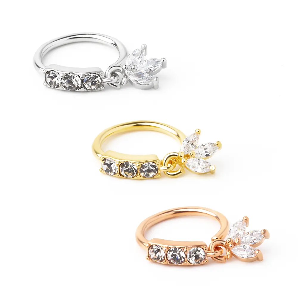 Groothandel Gouden Neus Piercing Sieraden Bungelende Neus Ringen Voor Vrouwen