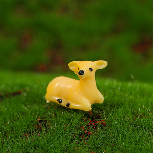 ชุดตุ๊กตากวางเรซิ่นขนาดเล็กเหมือนจริงสำหรับตกแต่งสวนบอนไซ - Product Image 4