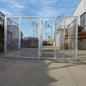 กรงสุนัขลวดเชื่อมชุบสังกะสีแบบจุ่มร้อนสำหรับสุนัขและวิ่งในร่ม/กลางแจ้ง - Product Image 2