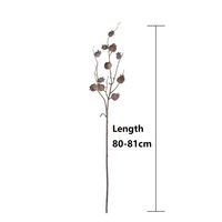 Vente en gros de plantes artificielles de simulation, branches de grenade artificielles, décoration intérieure, fausses branches de grenade à 11 têtes