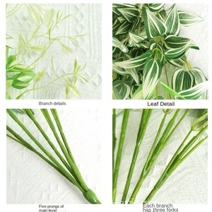 Guirlande de feuilles artificielles de <span class=keywords><strong>chèvrefeuille</strong></span> verte ZZ pour <span class=keywords><strong>d</strong></span>écoration murale, idéale pour les cérémonies de mariage et les salles de banquet - Product Image 6