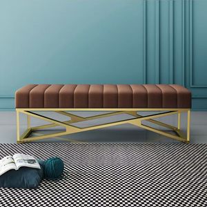 Banc d'attente en métal le plus vendu pour salon de coiffure et de manucure, banc durable pour salon de beauté et utilisation en salon de séjour - Product Image 4