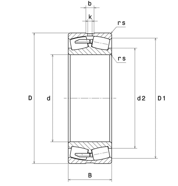 22320 Stainless Steel GCr15 Spherical Roller Bearing With 110mm Bore 0