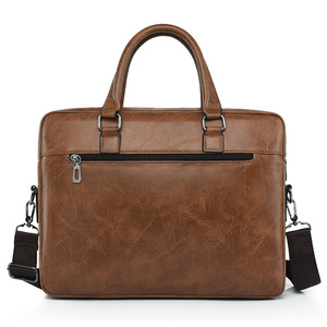 Maletín de lujo de cuero PU para hombre, bolso para ordenador portátil, bandolera de negocios - Product Image 4