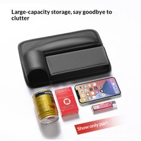 Boîte de rangement pour l'espace entre les sièges de voiture, boîte de rangement pour l'espace entre les sièges, en cuir Napa, accessoire décoratif universel, fabriqué en Chine