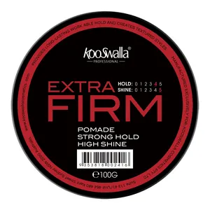 Natuurlijke Formule Private Label Haar Wax Voor Mannen Extra Sterke Hold Haar Styling Pommade Haargel Voor Mannen