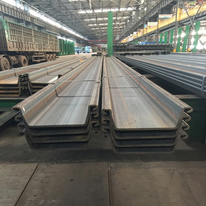 Palplanches en acier de type Z robustes, en forme de U, épaisses, à emboîtement, pour quai de sec et mur de soutènement permanent - Product Image 6