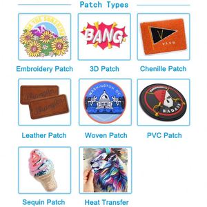 Patch brodé 3D personnalisé de qualité supérieure, motif tendance, à thermocoller pour vêtements - Product Image 4