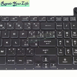 Clavier de jeu CS rétroéclairé RGB à 8 broches pour <span class=keywords><strong>Asus</strong></span> ROG Strix G17 <span class=keywords><strong>G731GT</strong></span> G731GV G731GU GL731GW G712LWS G732LWS G732LXS 0KNR0-661LCS00 - Product Image 3