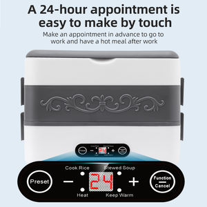 Produits les plus vendus boîte à lunch bento en plastique domestique grande capacité 4L boîte à lunch thermique - Product Image 4