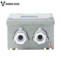 DAW214 230*230*107mm Nouvelle conception de boîtier de batterie électronique en métal boîtier étanche en aluminium moulé sous pression