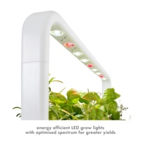 Kit de démarrage de jardin de légumes et d'herbes avec 9 dosettes de plantes système de culture hydroponique Kit de jardin d'herbes d'intérieur intelligent avec lumière de croissance