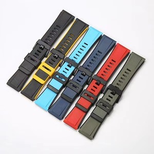 Bracelet de montre en silicone réglable avec boucle à ardillon souple de remplacement 24 mm pour <span class=keywords><strong>Casio</strong></span> GA2000 PRG-600 PRW-6600 PR-G650 - Product Image 2