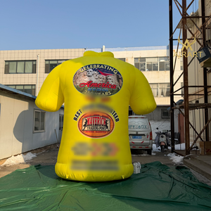 Camiseta Inflable <span class=keywords><strong>de</strong></span> Manga Corta con Logotipo Personalizado, Modelo Deportivo, Accesorio Inflable para Juegos, Globo Inflable con Forma <span class=keywords><strong>de</strong></span> Jersey - Product Image 3