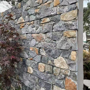 <span class=keywords><strong>Vendita</strong></span> prezzo competitivo <span class=keywords><strong>giardino</strong></span> ardesia pietra decorazione della parete esterna cultura pietra rivestimento della parete esterna muro di pietra - Product Image 2