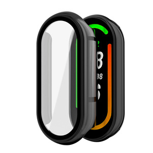 New Watch Protector bìa cứng PC Bumper trường hợp đồng hồ cho Xiaomi Mi Band 9 8 với Tempered Glass màn hình - Product Image 3