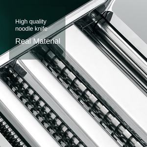 Machine à nouilles tout-en-un, machine à pétrir la pâte à la main, machine à nouilles manuelle en acier inoxydable pour la maison - Product Image 3