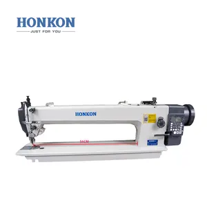 Mesin jahit HK-0303D-56 Lengan Panjang rentang kerja 56cm mesin lockstitch umpan campuran tugas berat