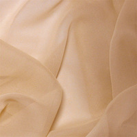 100% Real Chiffon Silk Fabric for Dress and Scarves, 6 mm