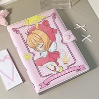 Couverture de planificateur transparente à 6 trous de style coréen KPOP personnalisable pour carnet à feuilles mobiles A7/A6/M5