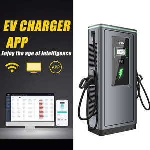 Afax 60kw ccs1 ccs2 DC nhanh chóng sạc đống với 7-inch màn hình LCD thương mại và công nghiệp DC EV Trạm Sạc - Product Image 5