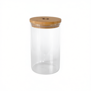 Pot de conservation Pandoo avec couvercle en bambou, lot de 12, récipient en verre pour la cuisine - Product Image 2