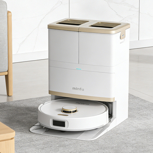 Robot Aspirador Minfu con Mopa, Estación de Autolimpieza, Navegación LDS, Control por App, Vaciado Automático para Pelo de Mascotas, Pisos Duros y Alfombras - Product Image 1