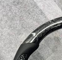 Volant en fibre de carbone de style course unique, personnalisé pour Dodge Hellcat Challenger SRT, pièces de mise à niveau intérieures de haute qualité