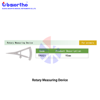 Veterinary Rotary Measuring Device, Precision Measuring Tool for Small Animal Surgery for Pet Clinics,Baiortho Medical