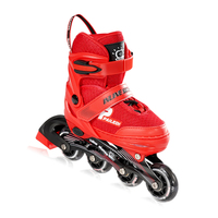Patins à roulettes en ligne ajustables 82A PU légers à 4 roues clignotantes pour enfants, cadre en alliage d'aluminium, roulements ABEC-7, prix d'usine, pour l'extérieur