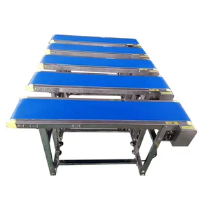 Heat water Resistant PVC Belt Conveyor manufacturer with speed adjustable