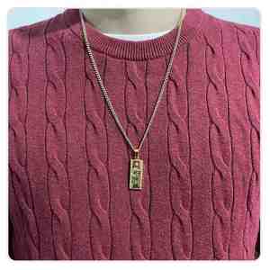 Collar con Colgante de Dólar Estadounidense de Alta Calidad, Diseño de $100, Chapado en Oro de 18K, Acero Inoxidable, Estilo Hip Hop - Product Image 5