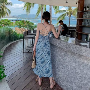 Wholesale Maxi Long Dress Thailand Bohemian Retro Print | Alibaba.com