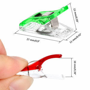 Clips de Costura de Plástico Marca BOCHENG (Portátiles) en Colores Surtidos para Acolchado, Confección y Fijación de Telas, Suministro de Fábrica - Product Image 3