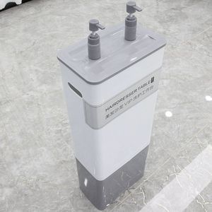 Nouvelle station de lavage de cheveux pour salon de coiffure, meuble professionnel avec bac à shampoing et rangement pour salon de coiffure et institut de beauté - Product Image 4