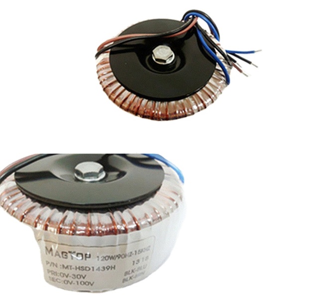 Copper 100 W/ 220 v to 12 v 18 v and 24 V, 48 V, 110 v Ring Transformer with Power Amplifier