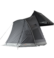 Carpa Impermeable para Techo de Auto 4x4, para 3-4 Personas, de Tela Oxford, para Camping Overland, con Chimenea, de Fácil Montaje