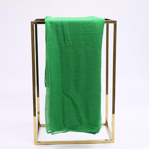 Bufandas de algodón viscoso para mujer, Hijab musulmán, 36 colores, 2021, venta al por mayor - Product Image 4